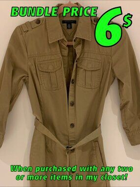 Tommy Hilfiger Casual Long Shirt Beige Small